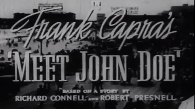 Video thumbnail for Meet John Doe (1941)