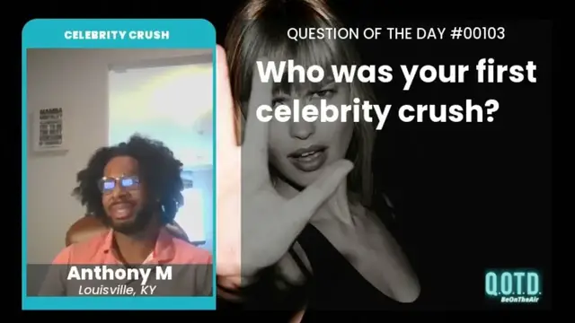 Video thumbnail for Anthony's first crush was ScarJo as Black Widow. Kick-ass!