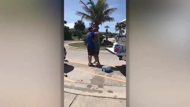 Video thumbnail for Man Surprises Military Best Friend After Three Years Apart | Happily TV