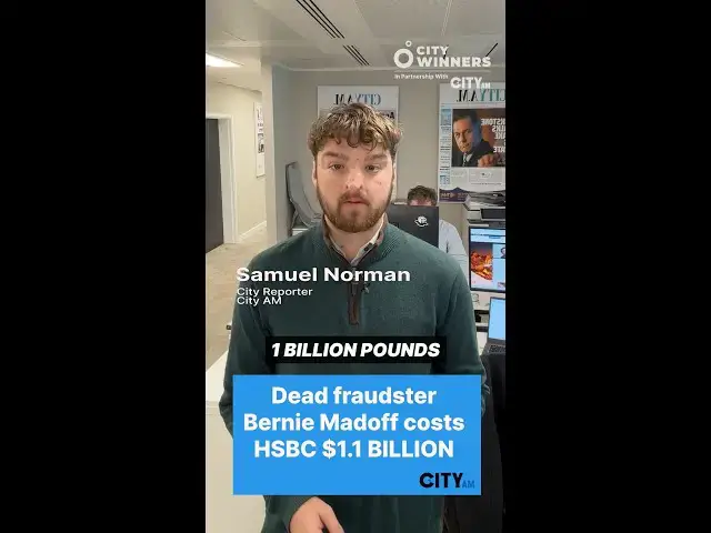 'Video thumbnail for Dead fraudset Madoff costs HSBC $1.1 BILLION'