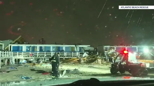 Video thumbnail for Tornado causes extensive damage in Atlantic Beach