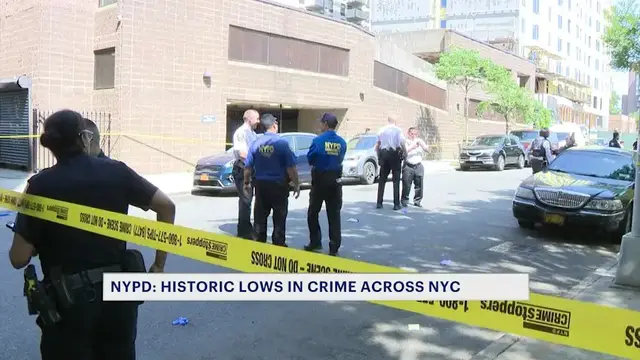 Video thumbnail for NYPD: NYC sees lowest shootings and murders on record for first half of 2026