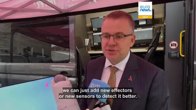 Video thumbnail for Tallinn Defence EXPO: Counter-drone systems and robot soldiers steal the show