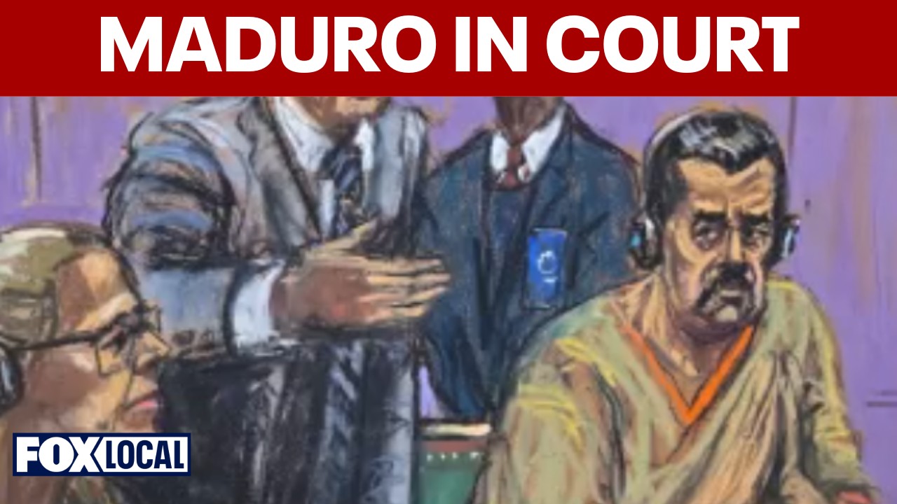 Video thumbnail for Nicolás Maduro in court, seeks to have drug trafficking indictment thrown out