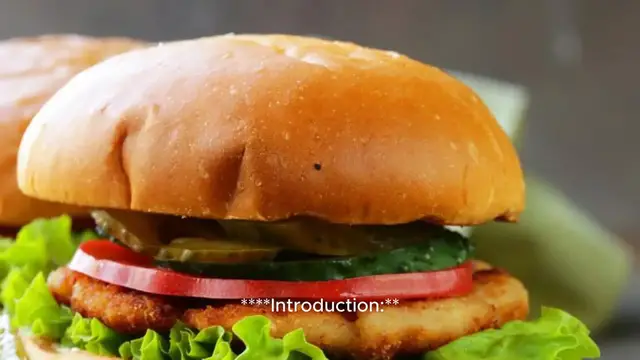 Video thumbnail for Chicken And Fish Burger