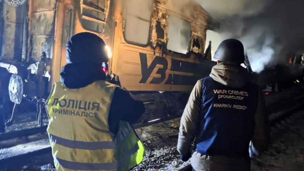 Video thumbnail for Five die in Russian attack on civilian train in Ukraine