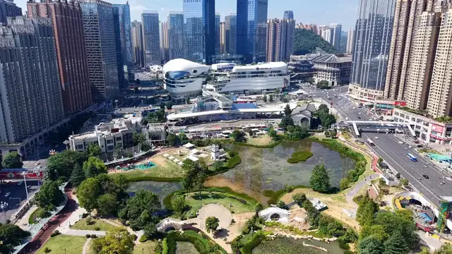 Video thumbnail for China: Landmark Buildings in Guiyang.