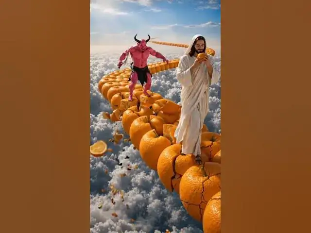 Video thumbnail for Jesus walk the orange☺️ #amen #jesus #oraçãoforte #oraçaodamanhã #oraçãodanoite #oraçãododia #shorts