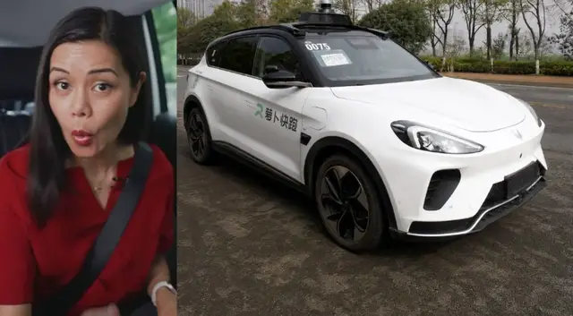 Video thumbnail for China's Robotaxis expand as taxi drivers fear AI will replace their jobs