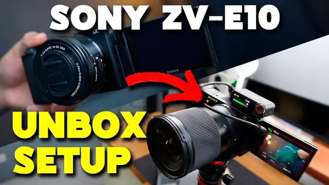 'Video thumbnail for Unboxing And Setting Up The Sony ZV-E10'