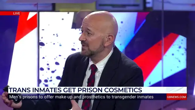 'Video thumbnail for WATCH: GB News audience member hits out at male prisons offering 'wigs and makeup' to trans inmates'