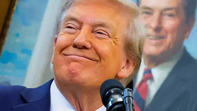 'Video thumbnail for Trump pushes national guard move & US strike in caribbean'