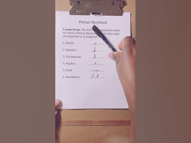 Video thumbnail for Pitman Shorthand - The New Standard Course