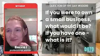 Video thumbnail for Becca wants a kids fashion/cat adoption store. Great concept!