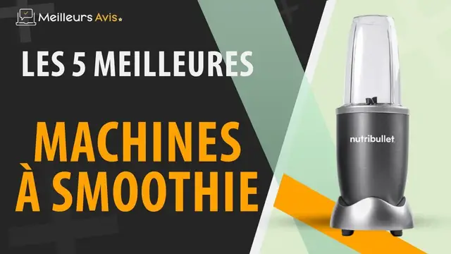 Video thumbnail for ⭐️ MEILLEURE MACHINE À SMOOTHIE - Comparatif 2023