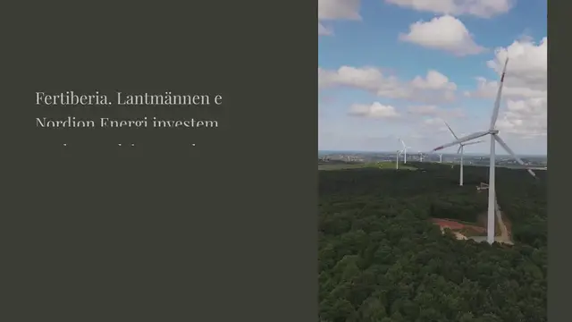 Video thumbnail for Fertiberia, Lantmännen e Nordion Energi investem no desenvolvimento da primeira fábrica de fertilizantes alimentada com energia 100% renovável na Suécia