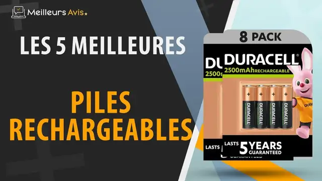 Video thumbnail for ⭐️ MEILLEURES PILES RECHARGEABLES - Comparatif 2023