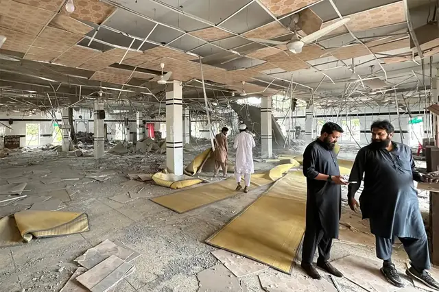 Video thumbnail for Locals dispute Indian claim Muridke mosque was ‘terror training camp’