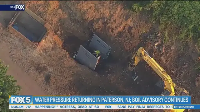 'Video thumbnail for Boil advisory continues in New Jersey after Paterson water main break'