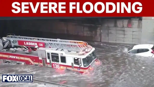Video thumbnail for NYC braces for more flooding as storms roll in Tuesday