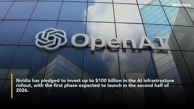 'Video thumbnail for Nvidia Pledges $100 Billion To Supercharge OpenAI- 'This Is A Giant Project,' Huang Says'
