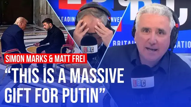 Video thumbnail for 'He's being asked to give up everything': Trump and Zelenskyy meet in the Vatican | LBC