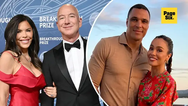 Video thumbnail for Lauren Sánchez's ex Tony Gonzalez and his wife set to attend her wedding to Jeff Bezos