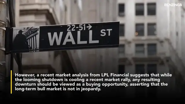 'Video thumbnail for Shutdown Won't Stop Bull Market: Analysts Say Buy Dip'
