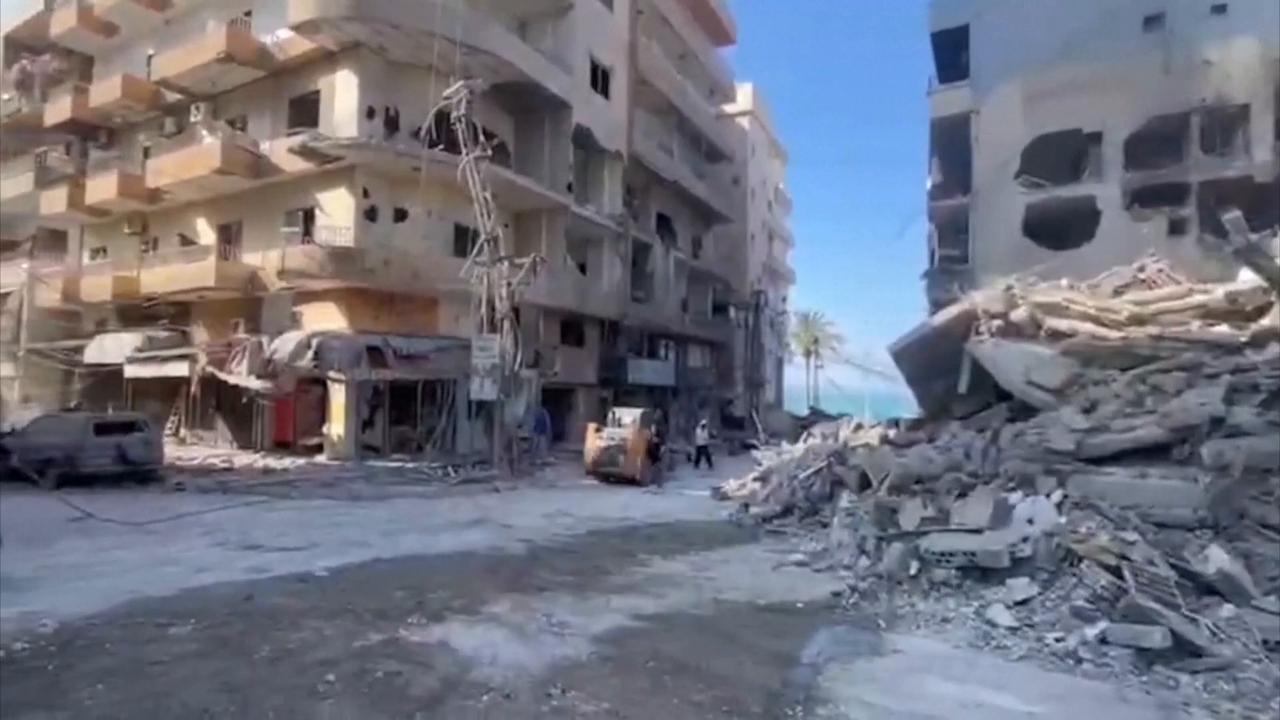 Video thumbnail for Israel: Israeli forces, Hezbollah trade strikes targeting troops, facilities.