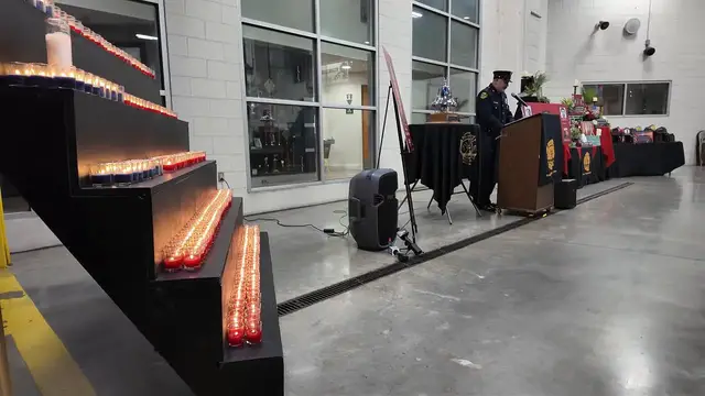 Video thumbnail for US: Solemn ceremony honoring the first responders of the September 11 attacks.
