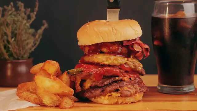 Video thumbnail for Ultimate Homemade Cheesy Burger – Juicy, Flavorful, and Easy to Make!