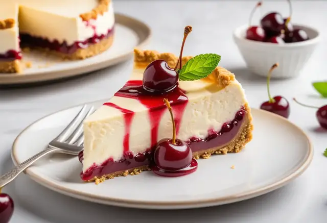 Video thumbnail for Cherry Cheesecake Recipe