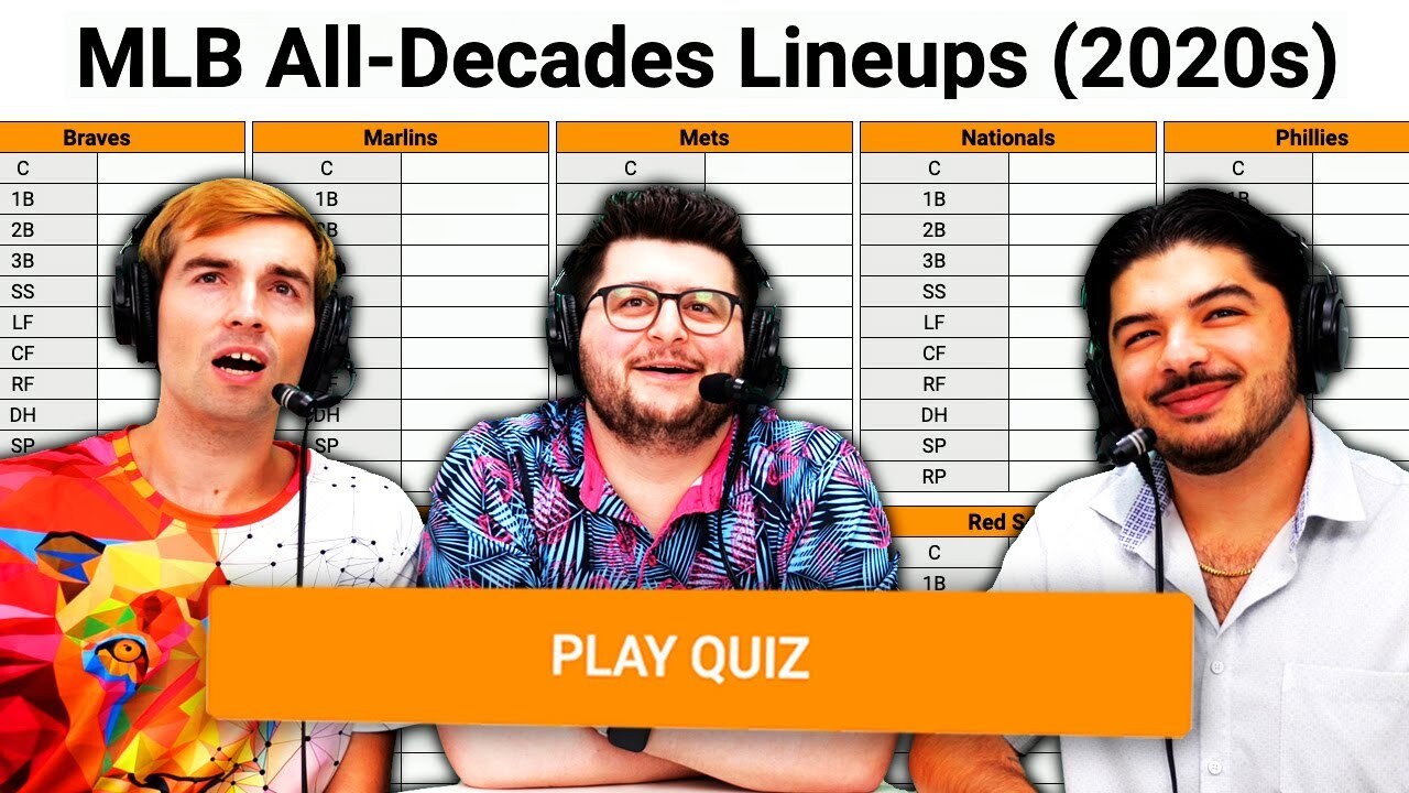 Video thumbnail for Can we name MLB's games played leaders? (every position on every team)