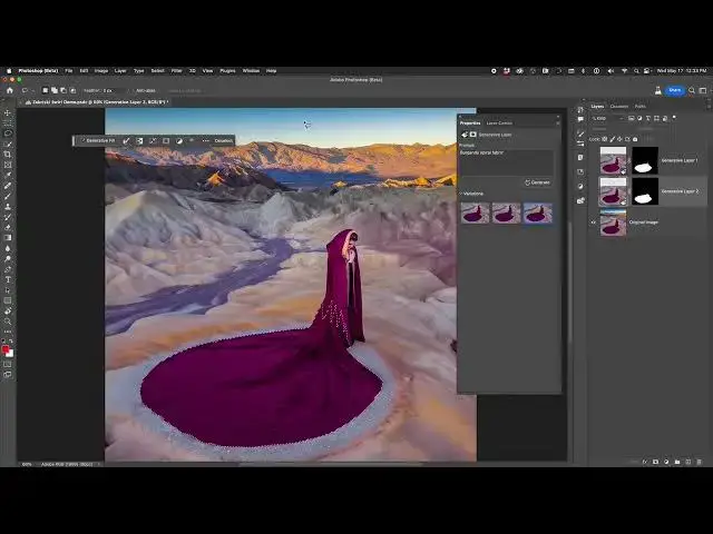 Video thumbnail for How to add style to fabric with Generative Fill in Photoshop