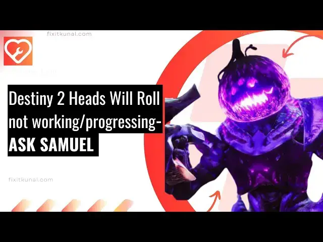 Video thumbnail for (FIXED) Destiny 2 Heads Will Roll not working What to do by FixItKunal.com
