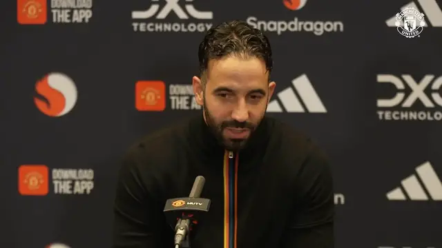 'Video thumbnail for 'Don't blame the system' - Ruben Amorim after criticism from Rooney and Gary Neville'