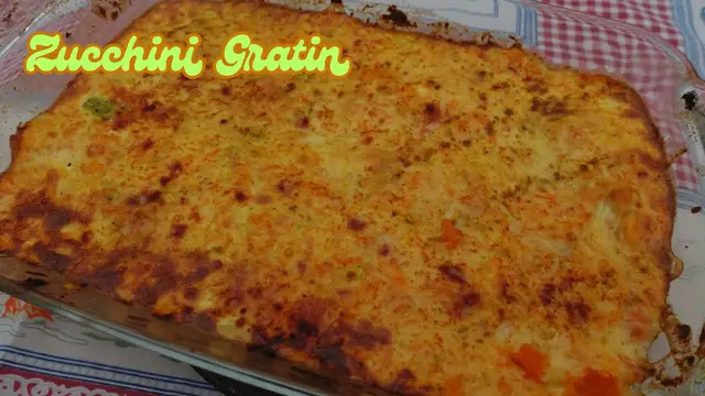 Video thumbnail for Cheesy and Yummiest Zucchini Gratin Recipe