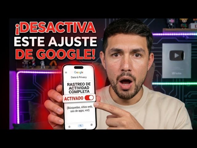 Video thumbnail for Desactiva ESTO ahora: El ajuste de Google que te espía y agota tu batería