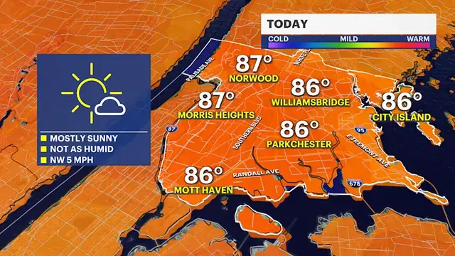 Video thumbnail for One more dry and bright day before several rain chances