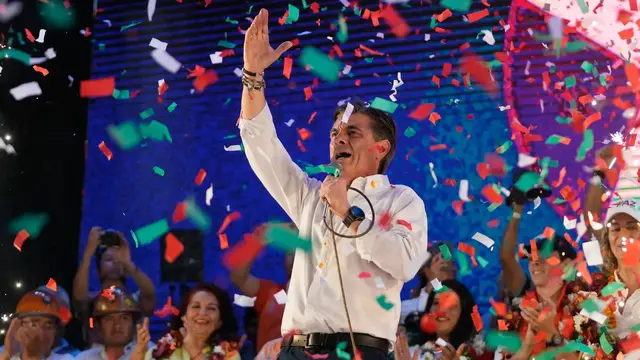 'Video thumbnail for Bolivia elects centre-right Rodrigo Paz as president'