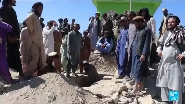 Video thumbnail for Pakistani airstrikes kill dozens of civilians in Afghanistan, officials say