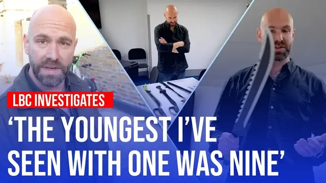 Video thumbnail for The chilling reality of knives in UK schools | LBC exclusive