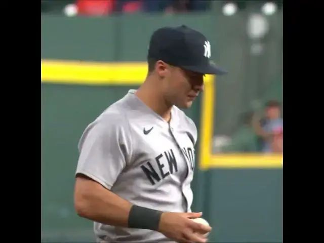 'Video thumbnail for Anthony Volpe's AMAZING LEAPING CATCH!!! | 09/04/2025'
