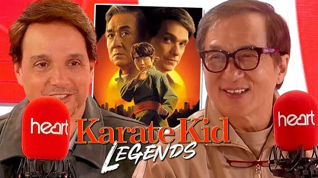 Video thumbnail for 40 years of Karate Kid: Jackie Chan and Ralph Macchio share memories from set