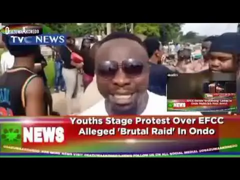 Video thumbnail for Youths Stage Protest Over EFCC Alleged 'Brutal Raid' In Ondo ~ OsazuwaAkonedo
