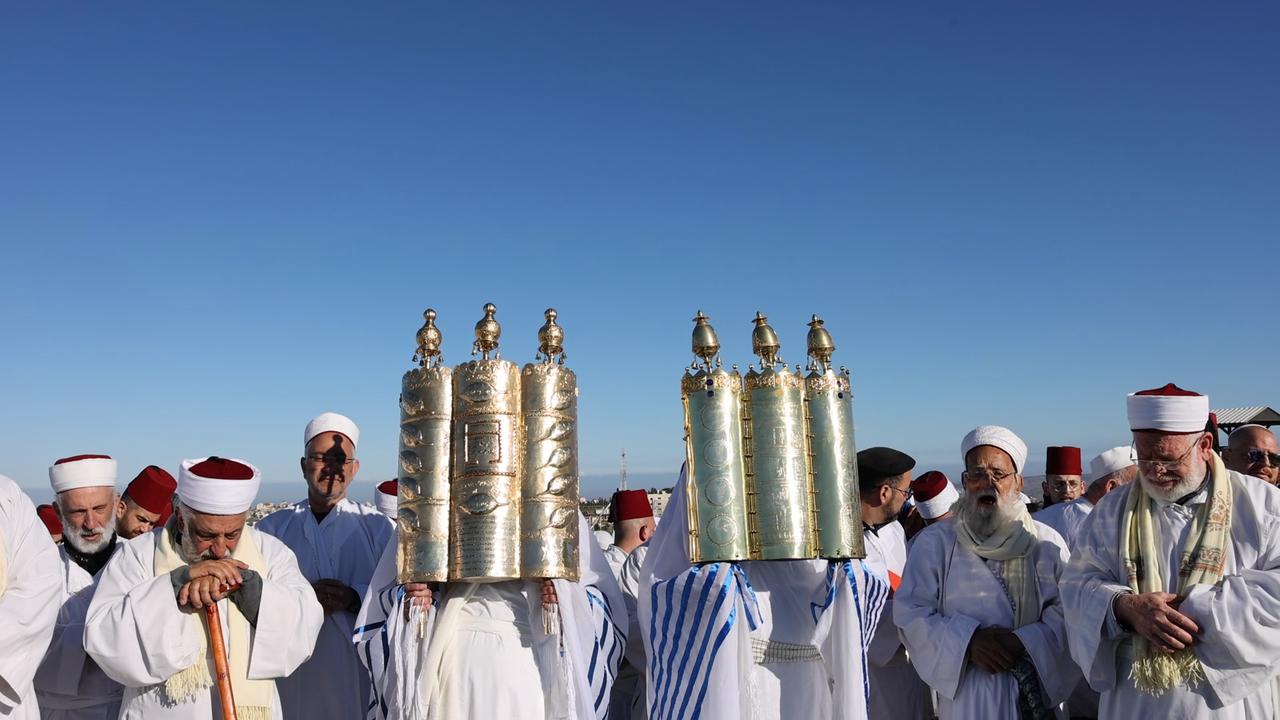 Video thumbnail for Samaritans Mark Passover Gerizim West Bank 10.