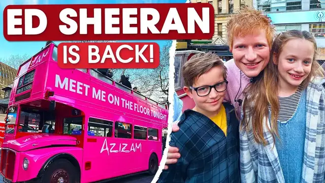 Video thumbnail for Ed Sheeran surprises sibling super fans as he makes Azizam comeback