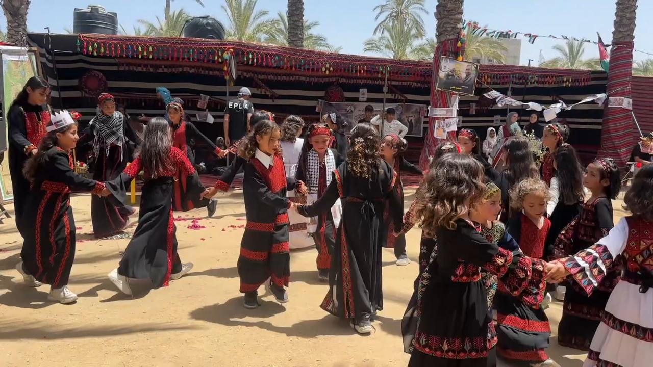 Video thumbnail for 78 years on, Palestinian women relive Nakba in Gaza displacement camp.