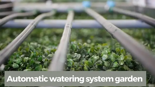 Video thumbnail for Automatic watering system garden