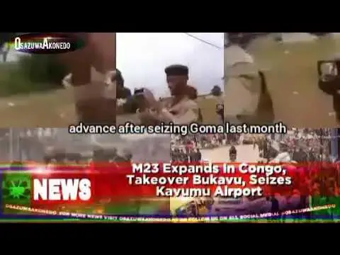 Video thumbnail for M23 Expands In Congo, Takeover Bukavu, Seizes Kavumu Airport